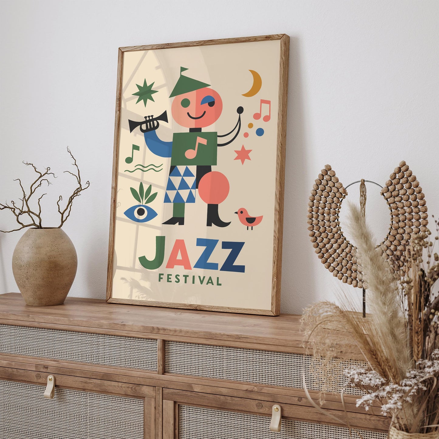 Retro Jazz Festival Music Poster