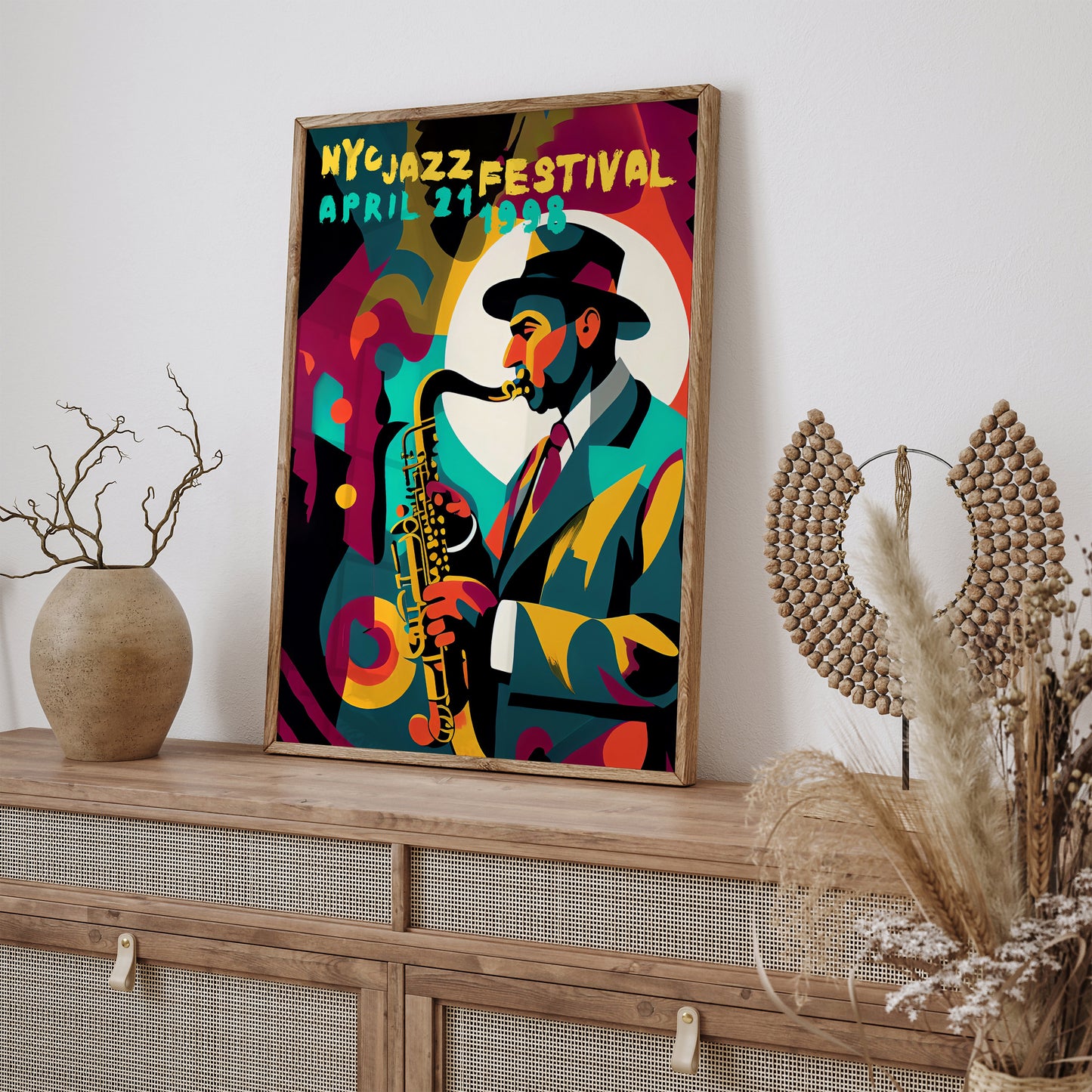 NYC Jazz Festival - 1998 Poster Reproduction