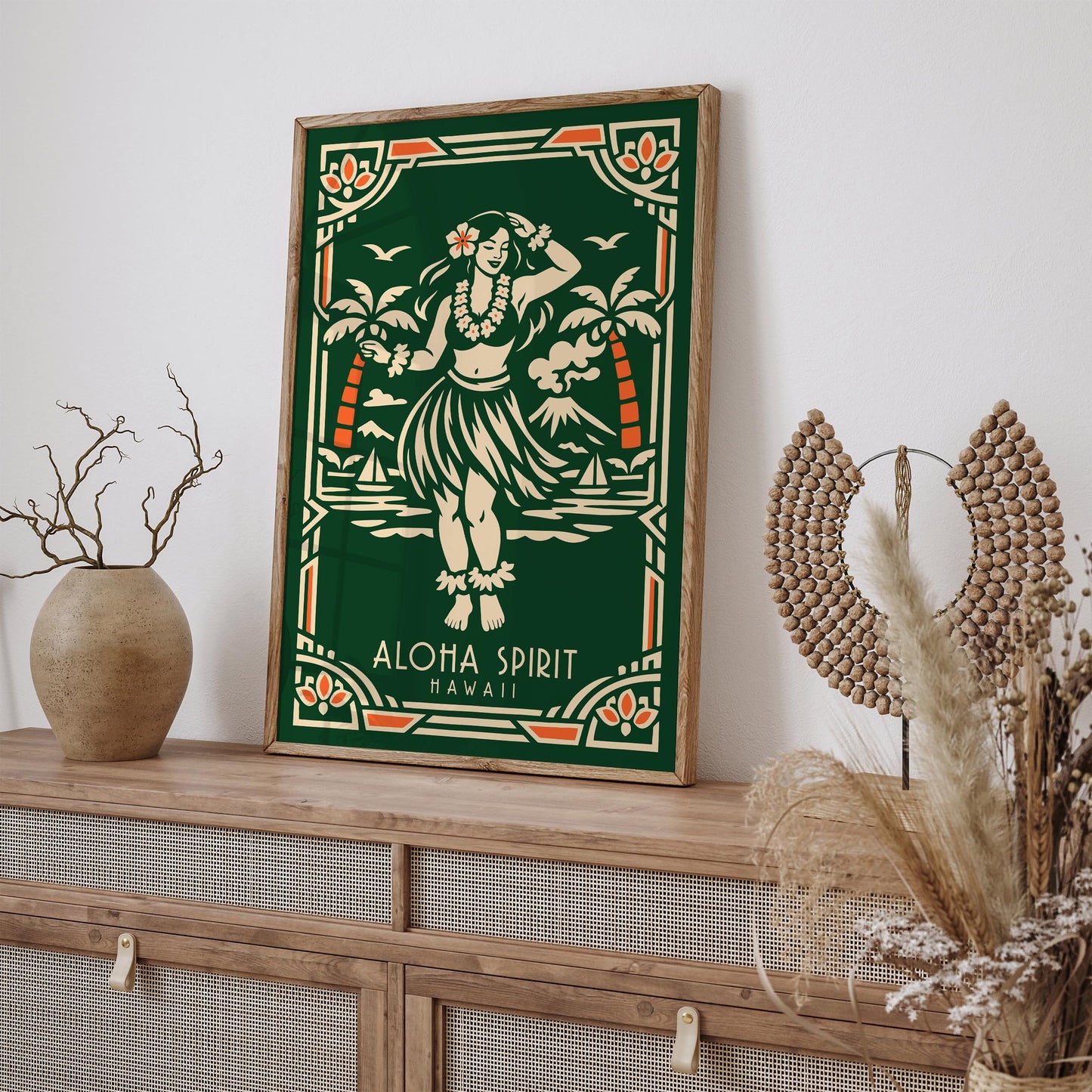Aloha Spirit Hawaii Hula Dancer Poster