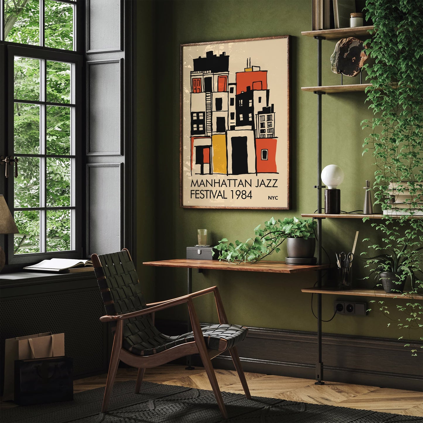 Manhattan Jazz Festival Poster - Music Wall Art