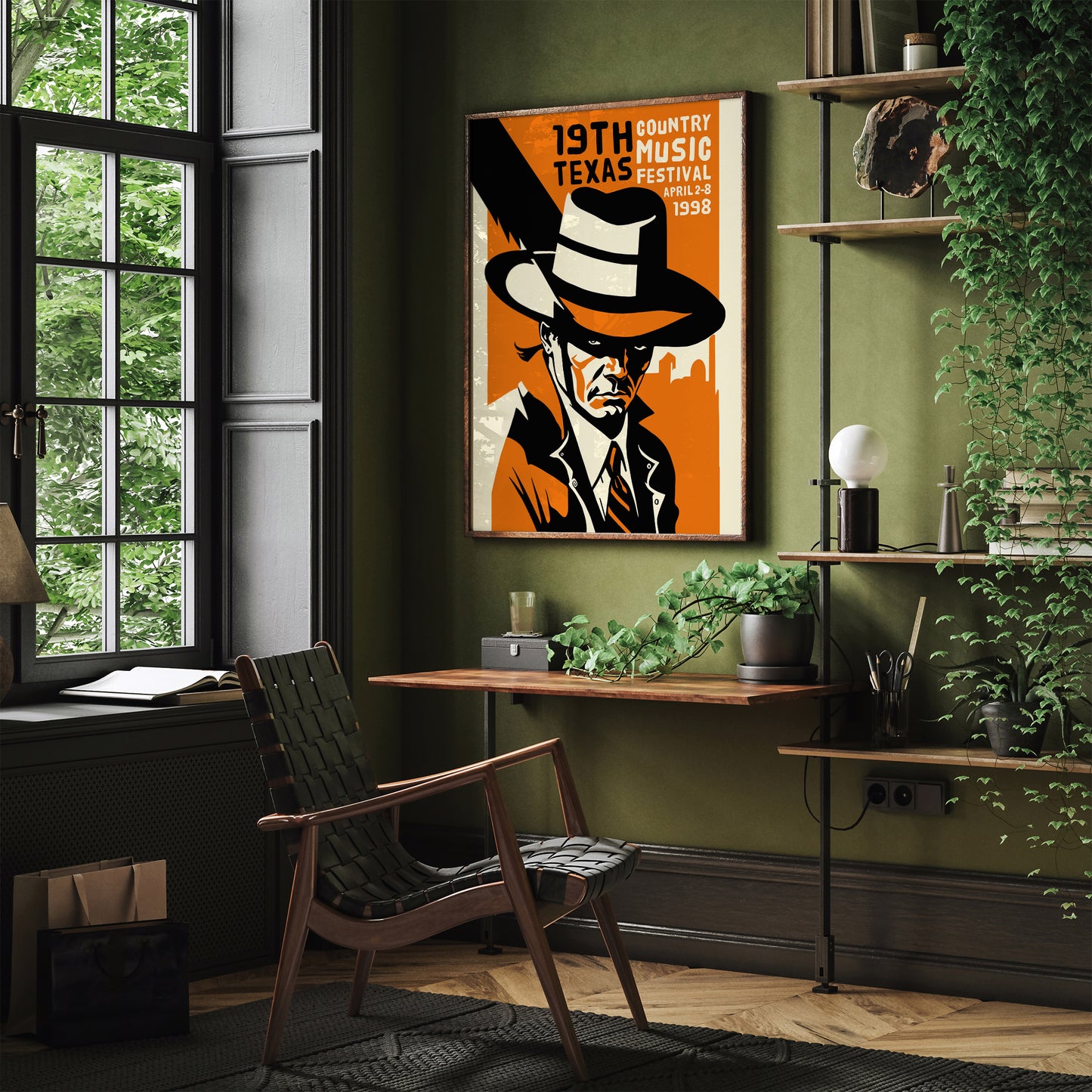 1998 Texas Country Music Festival Poster