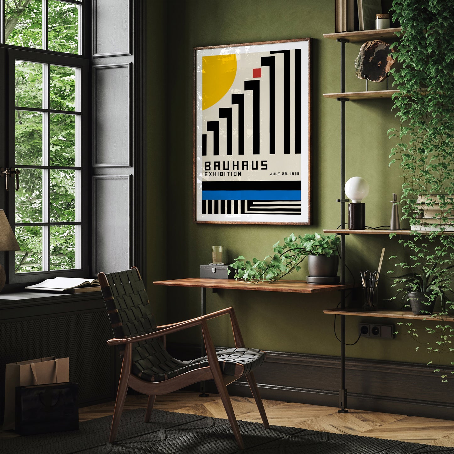 Minimalist Bauhaus Exhibition Art Print