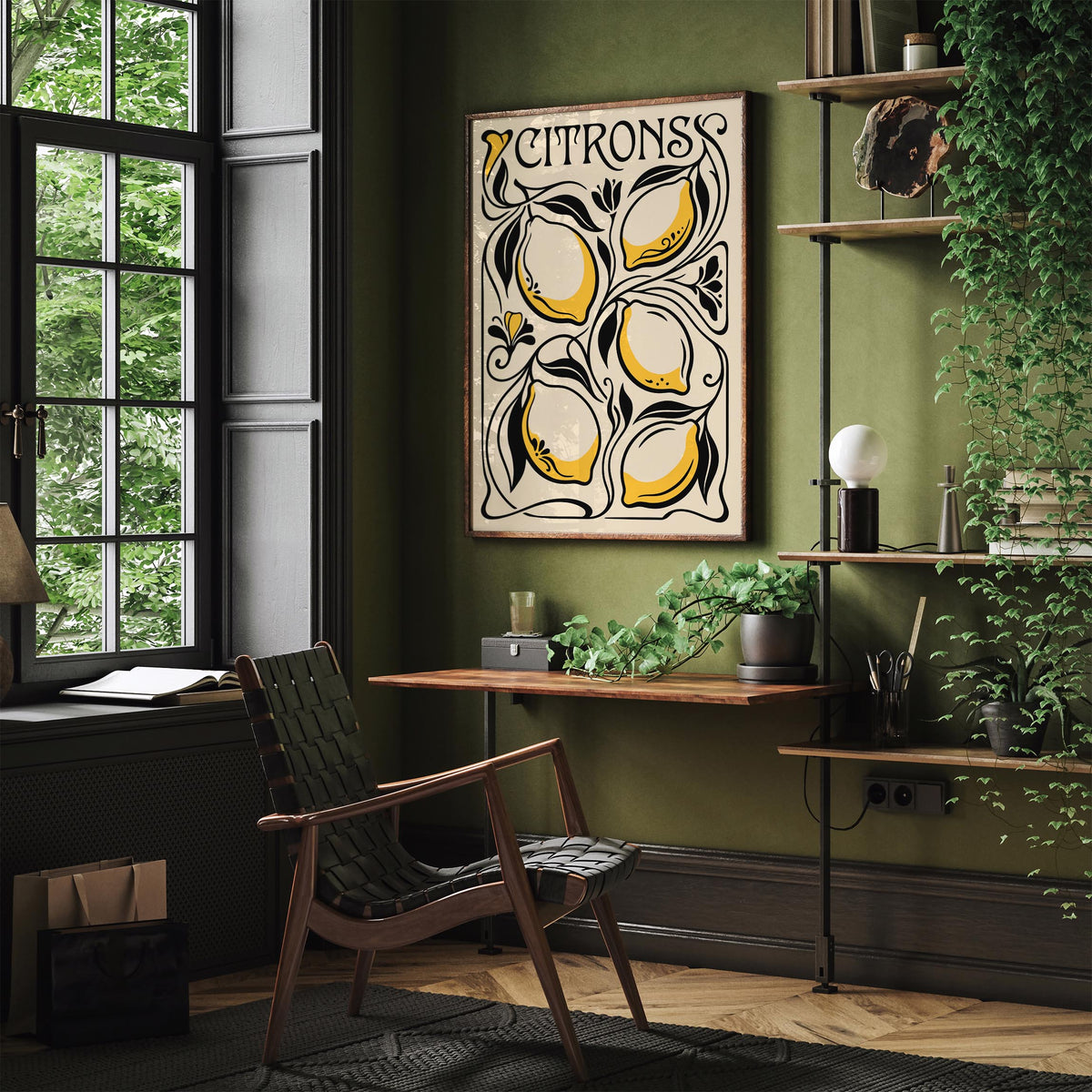 Vintage Lemon Poster