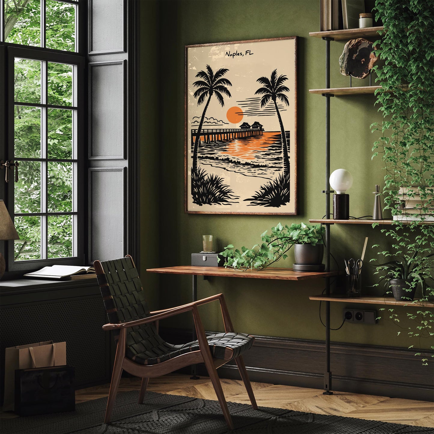 Naples Florida Travel Poster