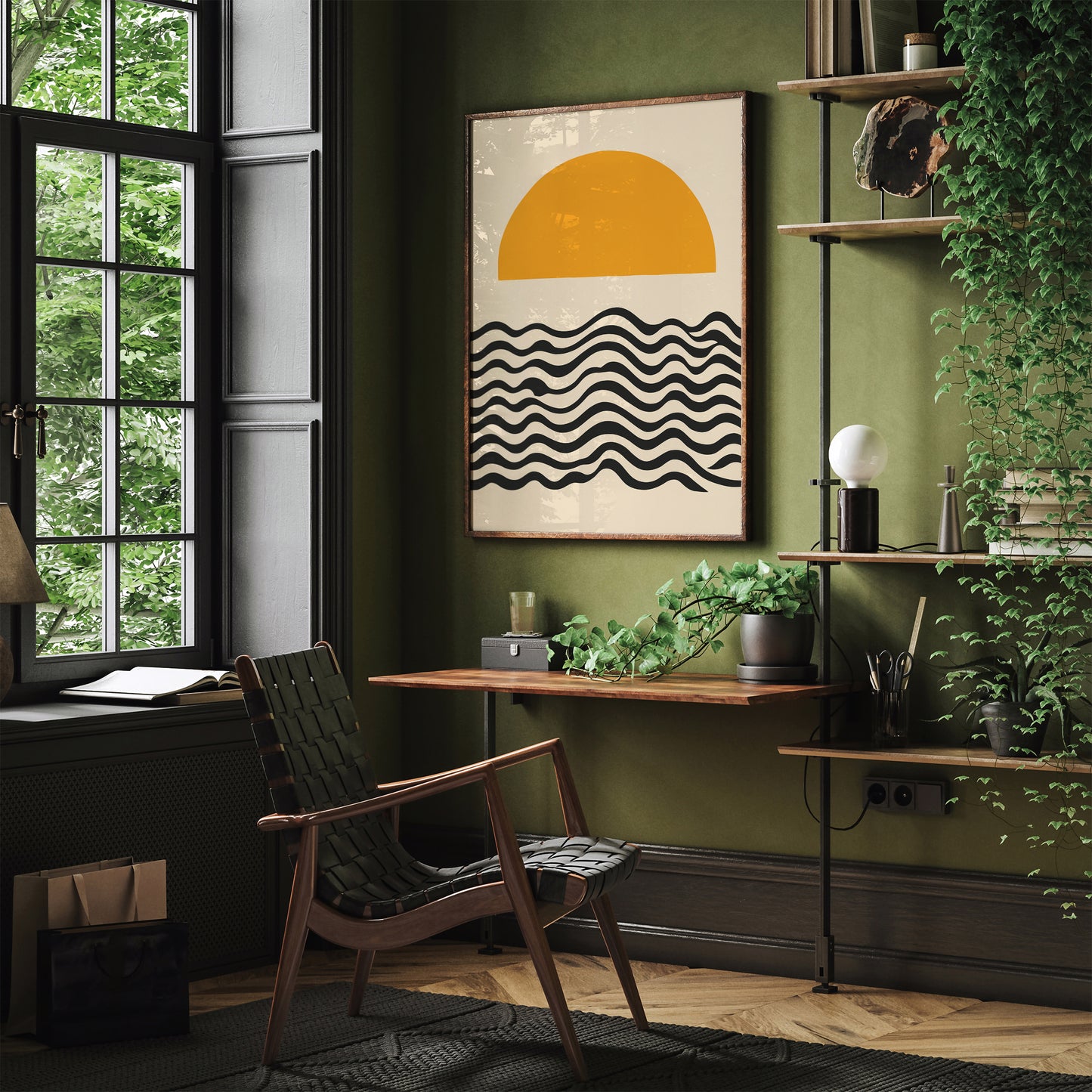 Mid Century Living Room Wall Art