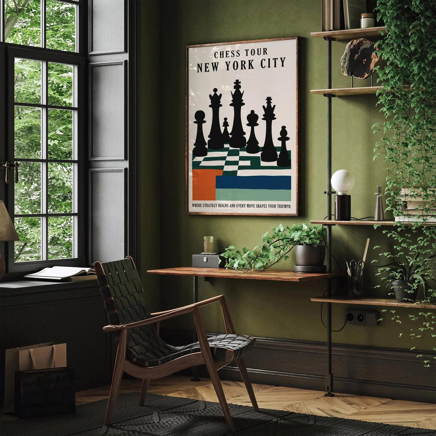 Chess Tour New York City Poster
