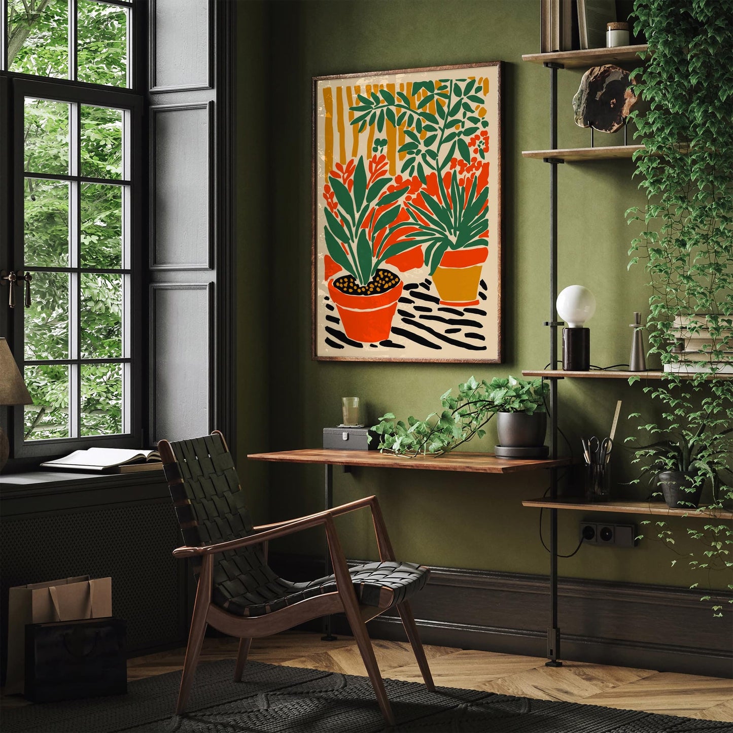 Matisse Inspired Colorful Garden Poster 2025