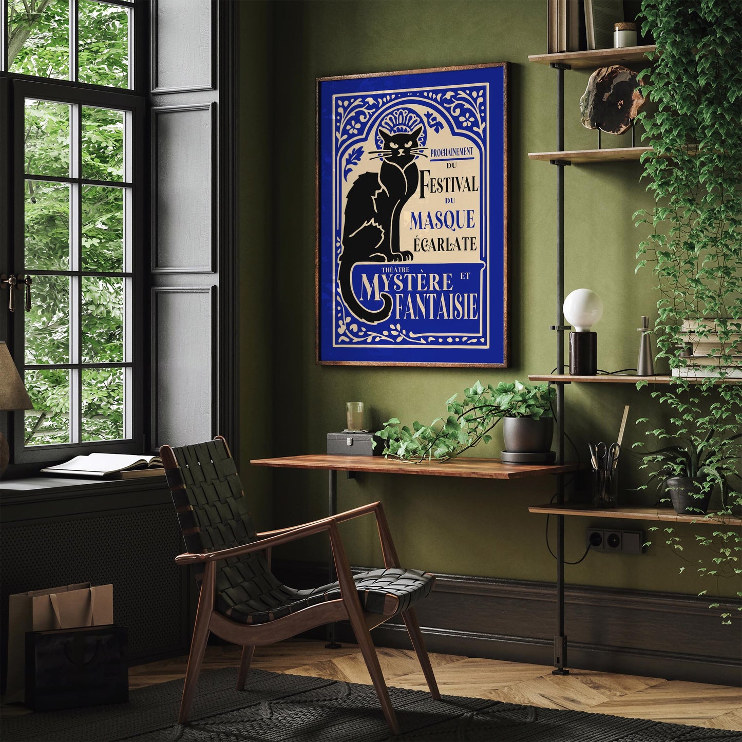 Festival du Masque Vintage Theatre Poster