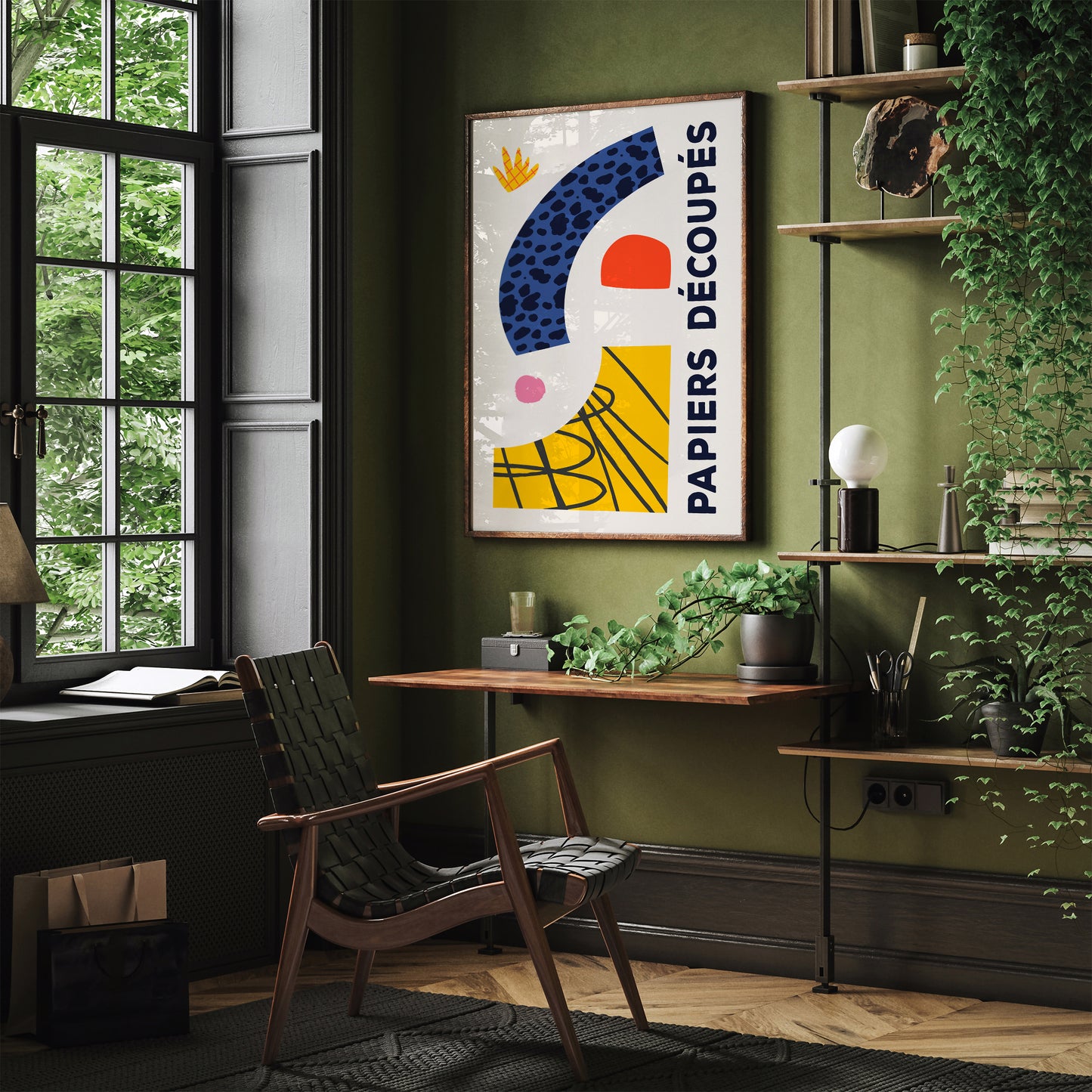 Papiers Decoupes Cut Outs Minimalist Poster