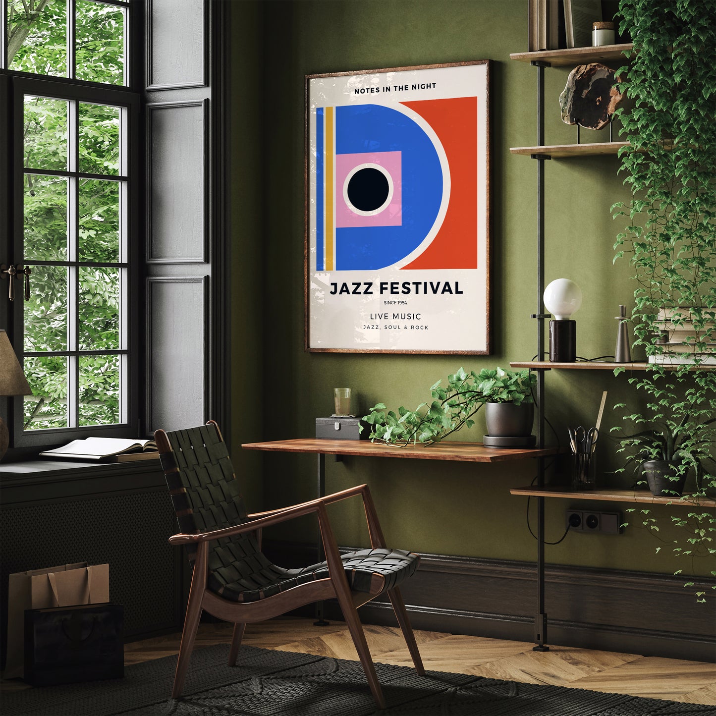 Jazz Festival Modern Music Poster 2025