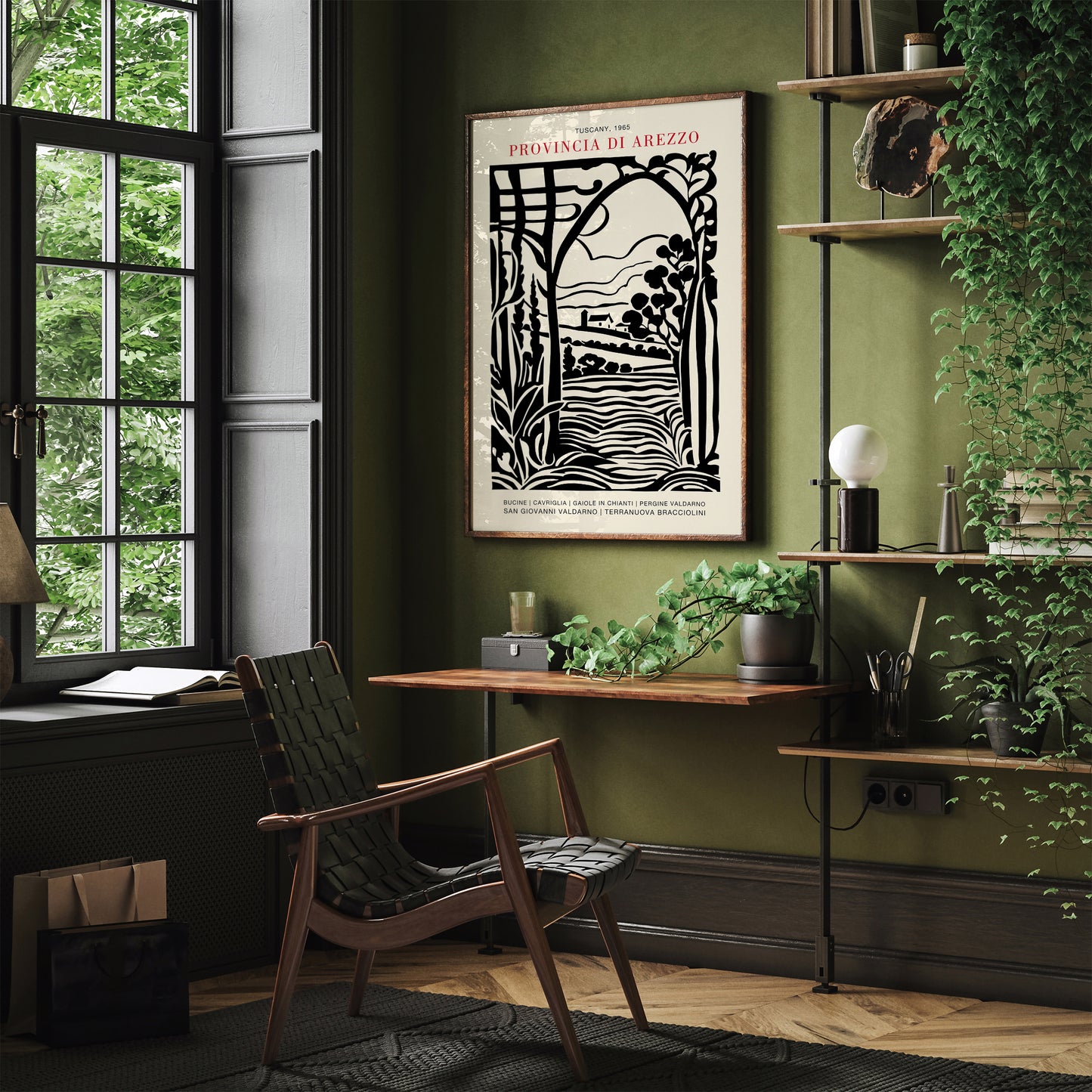 Tuscany, Italy Travel Poster