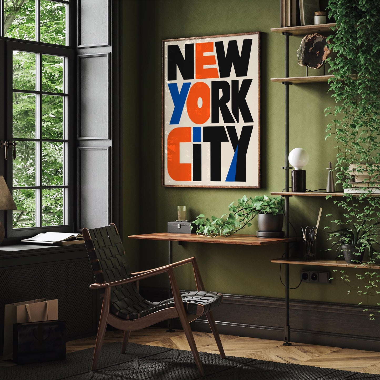 New York City Typography Poster – NYC Wall Art