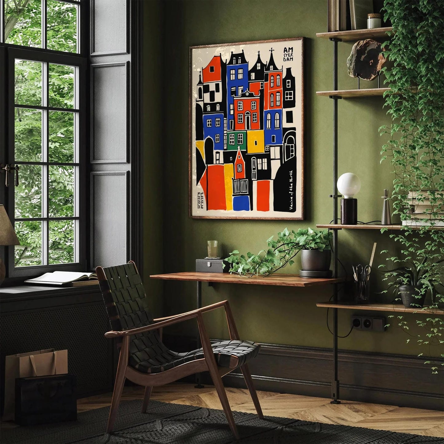 Amsterdam Netherlands Travel Poster
