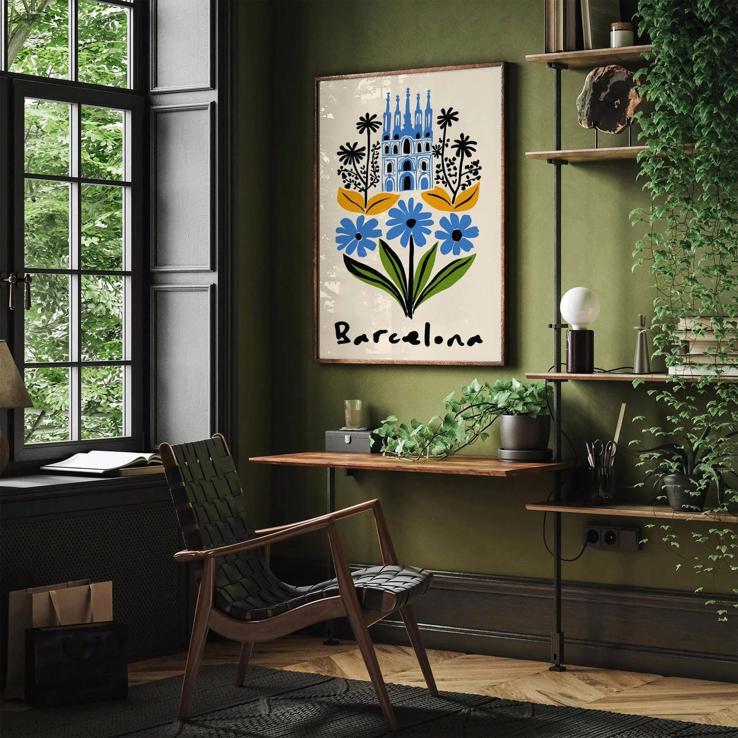 Barcelona Travel Poster