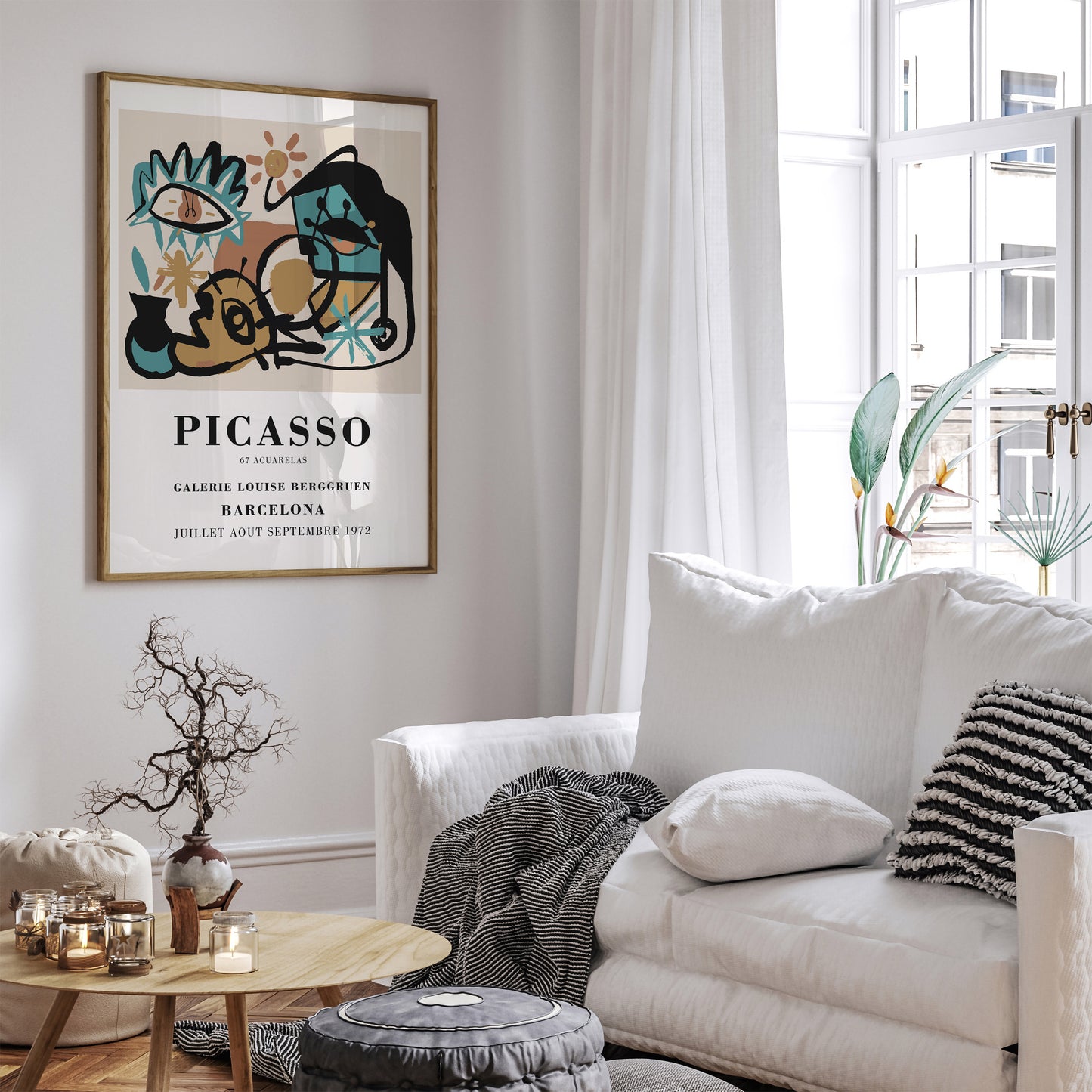 Picasso Barcelona Exhibition Poster