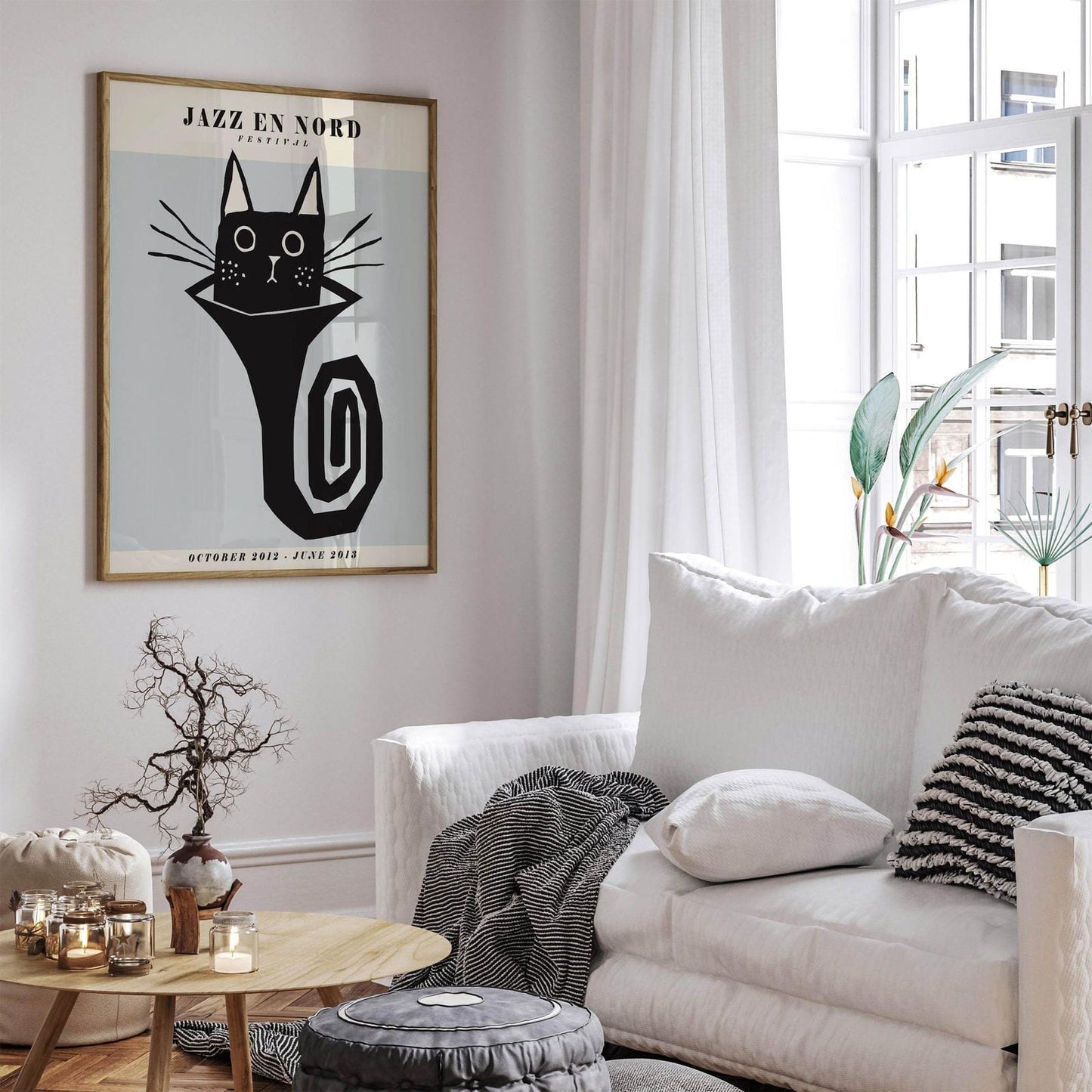 Jazz En Nord - Cat Poster - HypeSheriff Europe