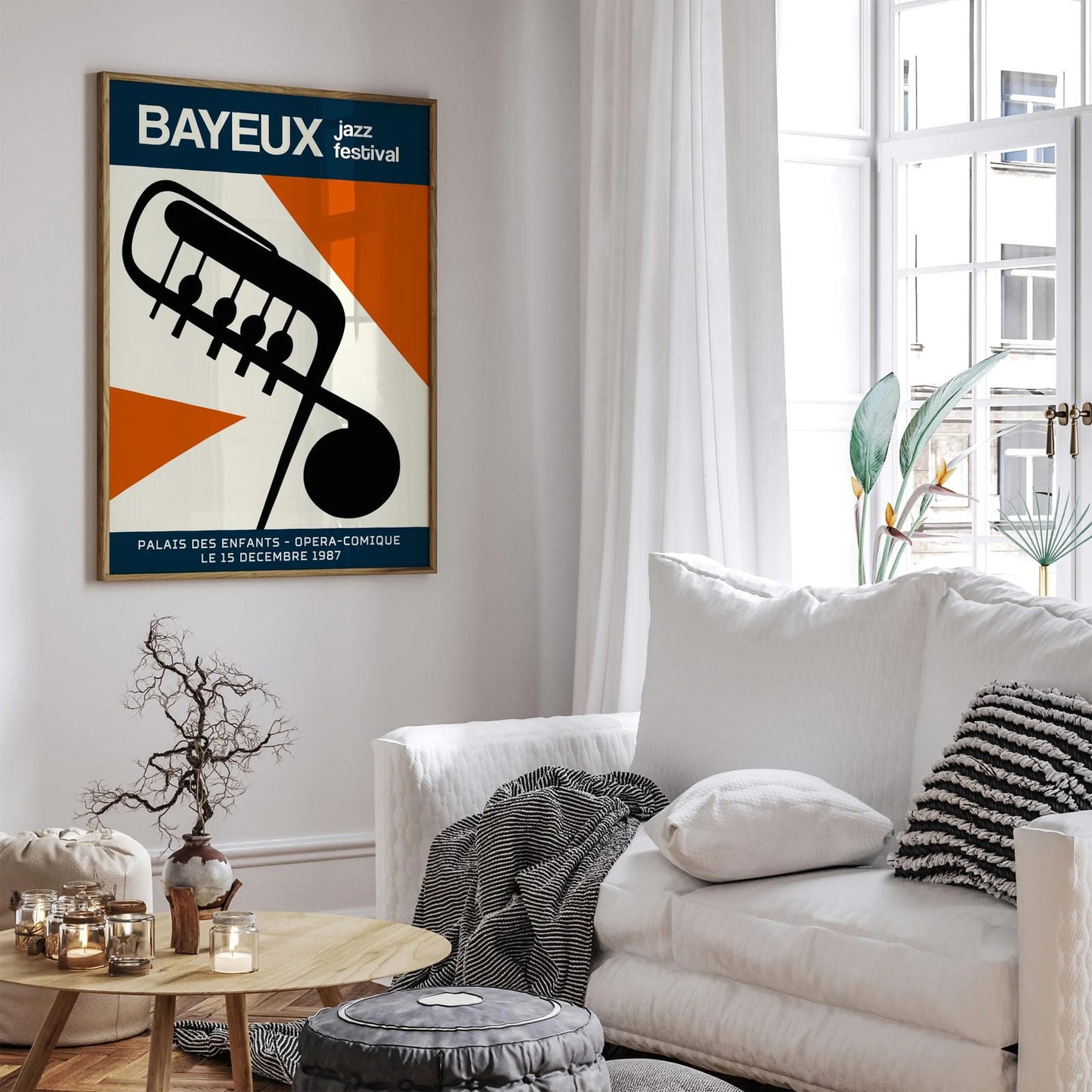 Bayeux Jazz Festival Retro Poster