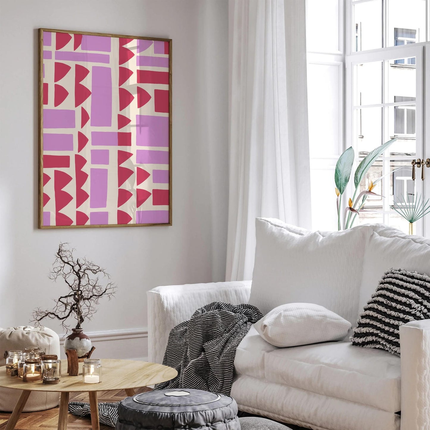 Trendy Abstract Girly Wall Art 2024