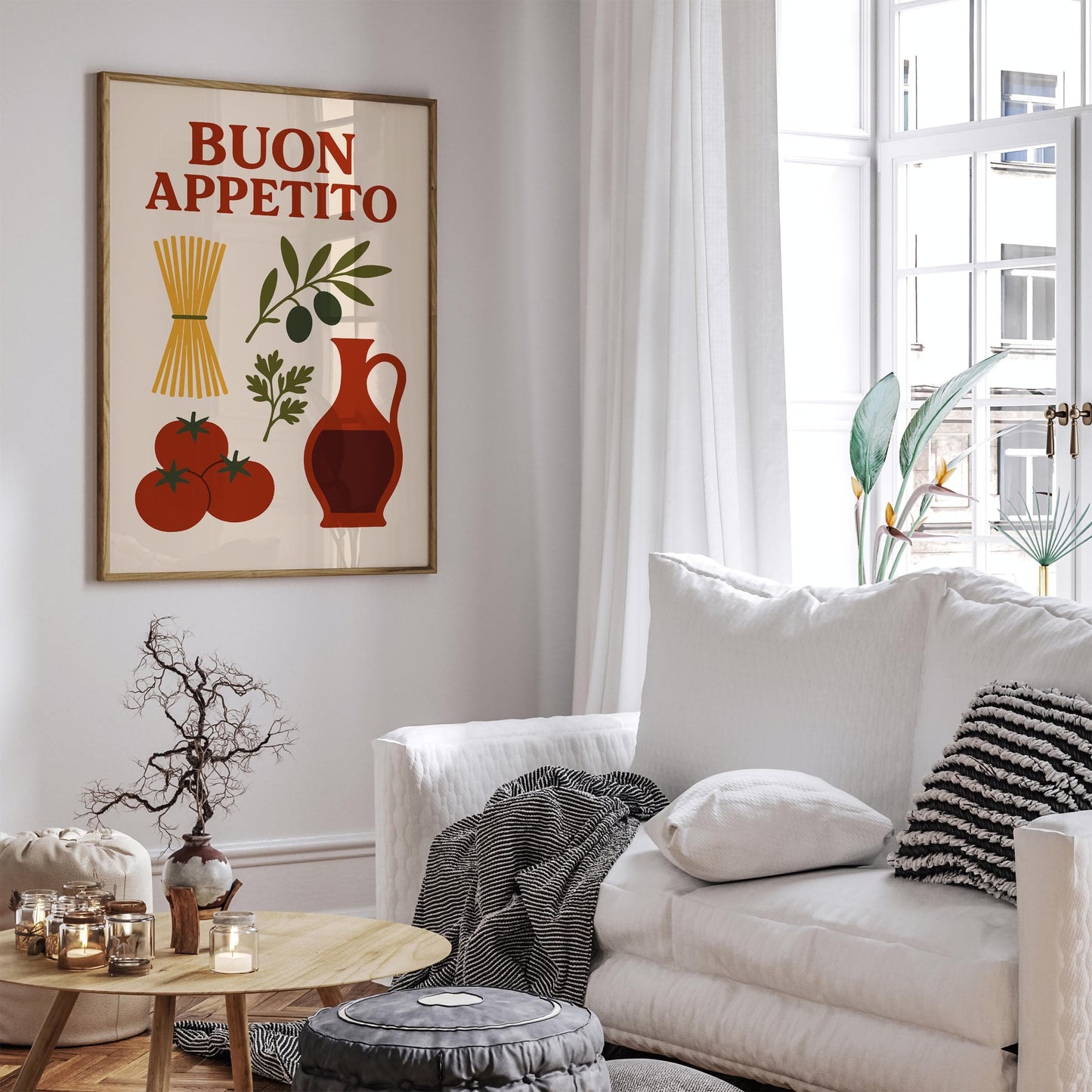 Buon Appetito Italian Foodie Poster