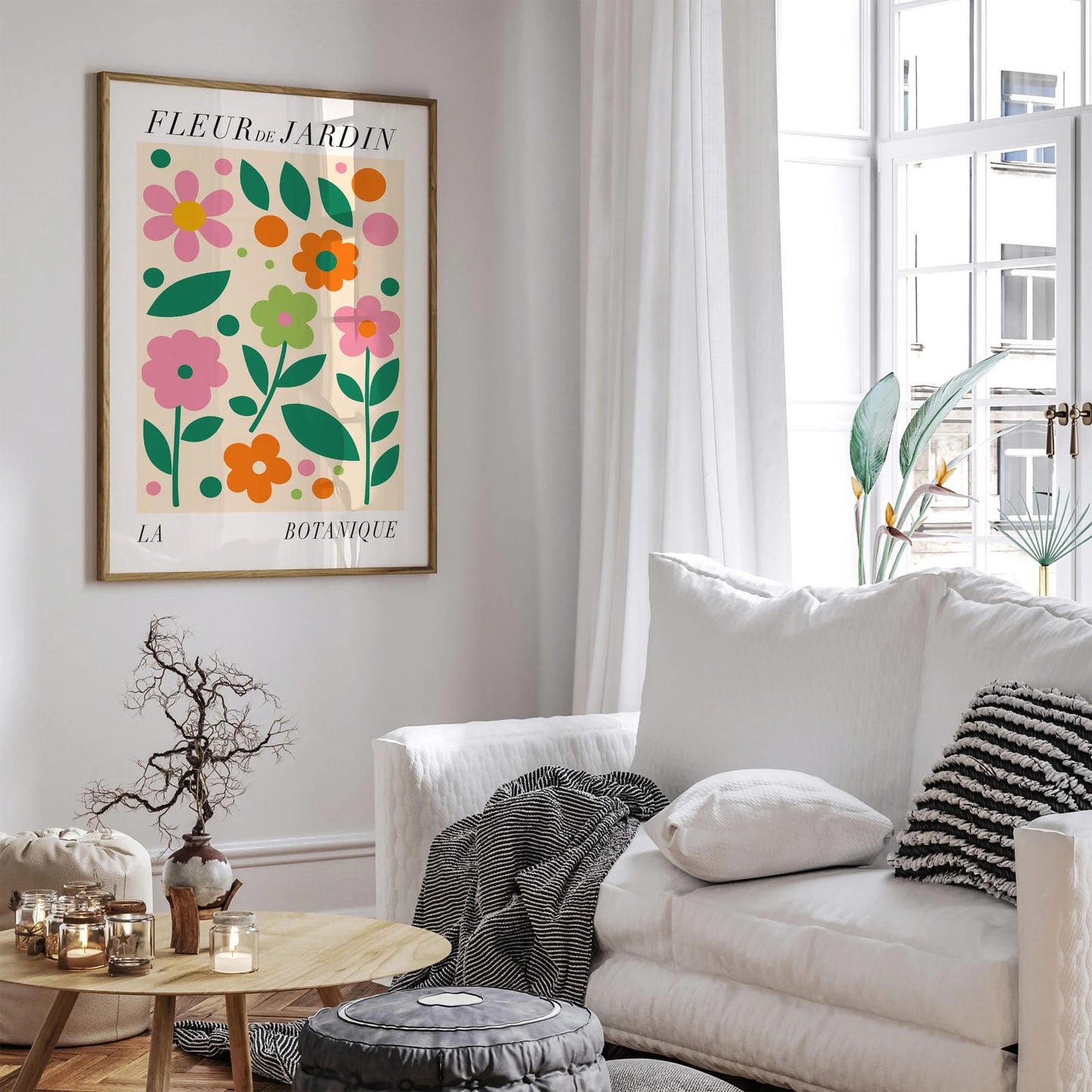 Fleur de Jardin French 2024 Collection Art Print