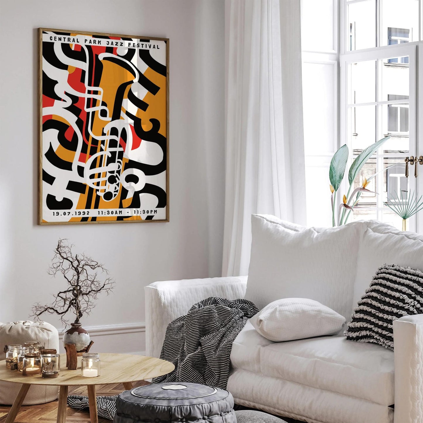 Central Park Jazz Festival Poster Print