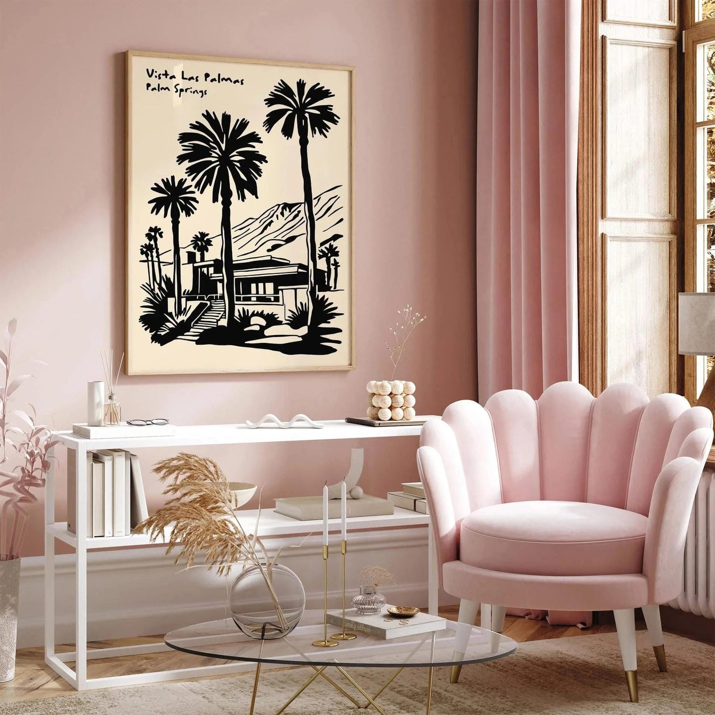 Vista Las Palmas Palm Springs Poster