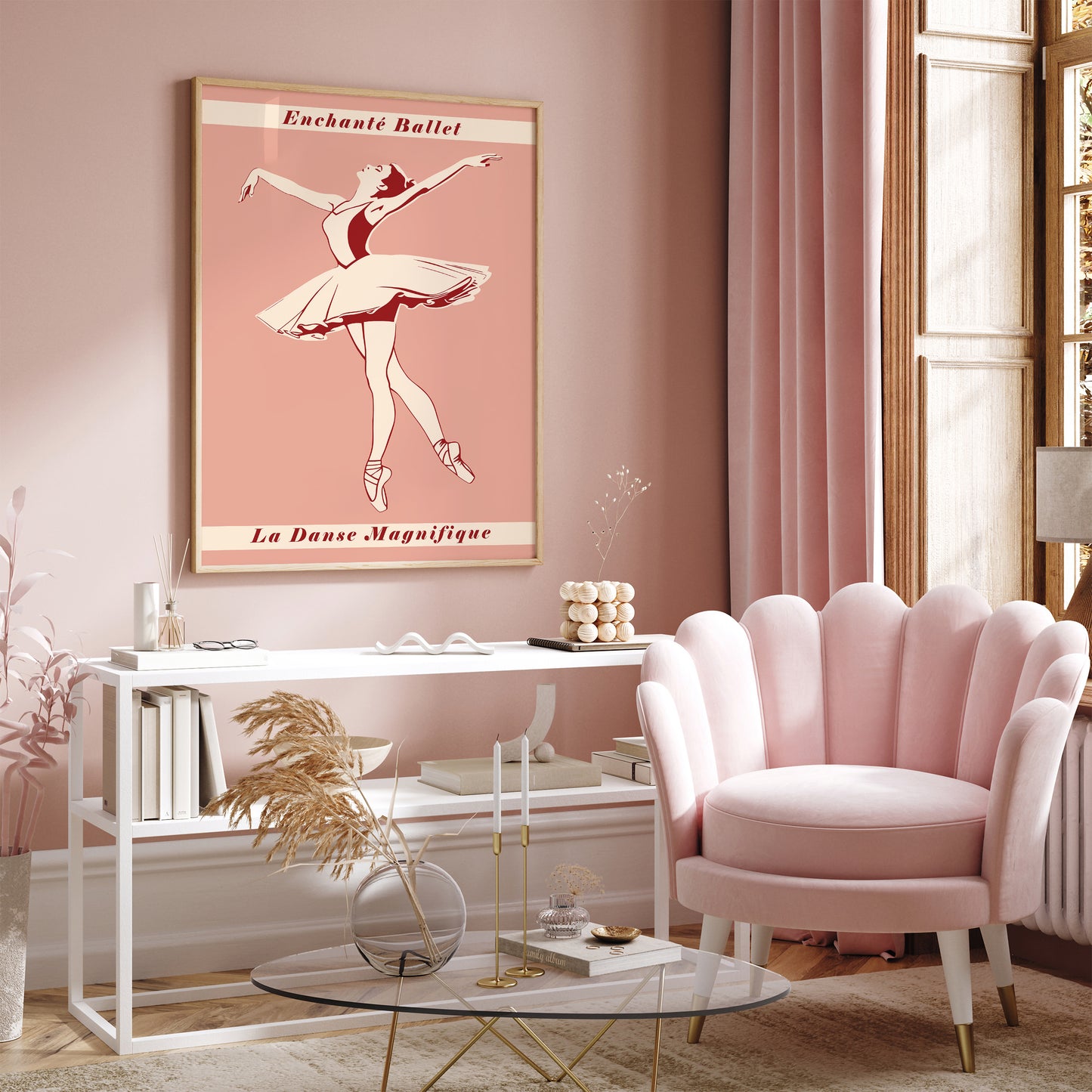 La Danse Magnifique Ballet Art Print