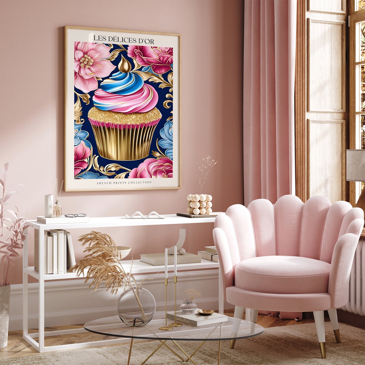 Elegant Patisserie Wall Art: French Bakery Poster Print