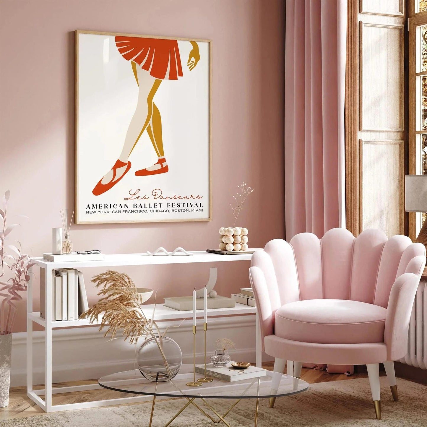 American Ballet Festival Music Poster