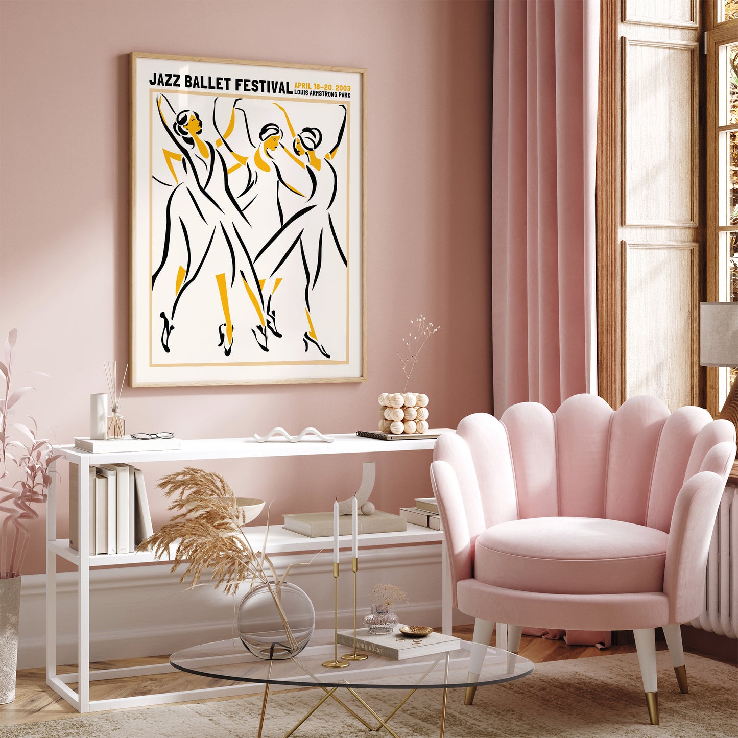 Jazz Ballet Festival 2003 Ballerinas Poster