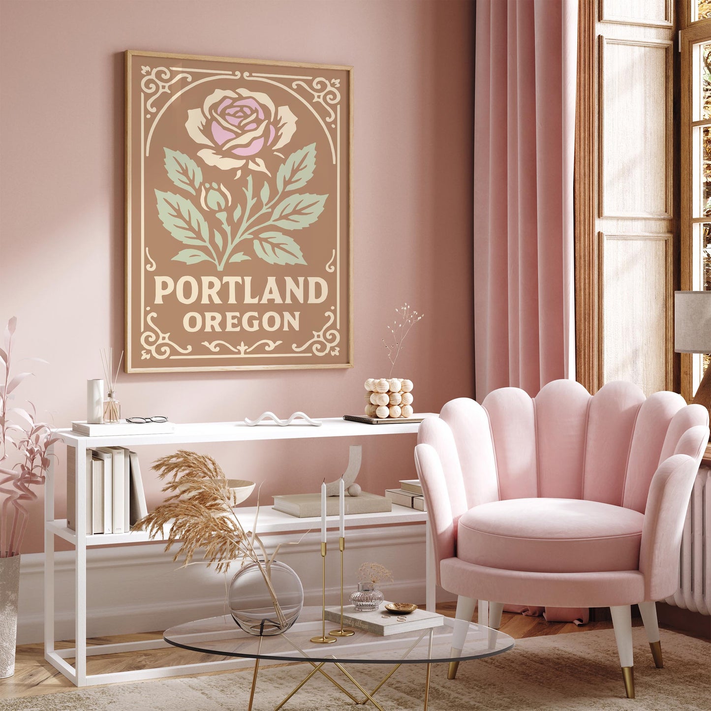 Portland Oregon Travel Poster