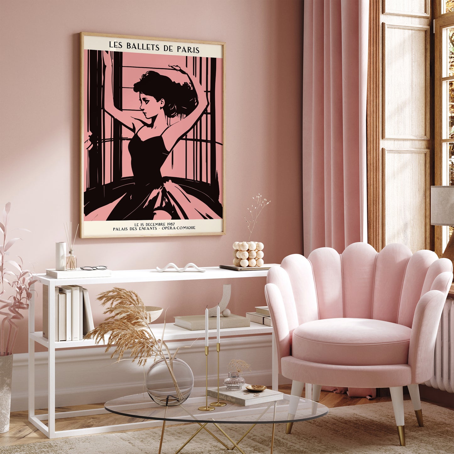 Les Ballets De Paris - Retro Ballet Wall Art