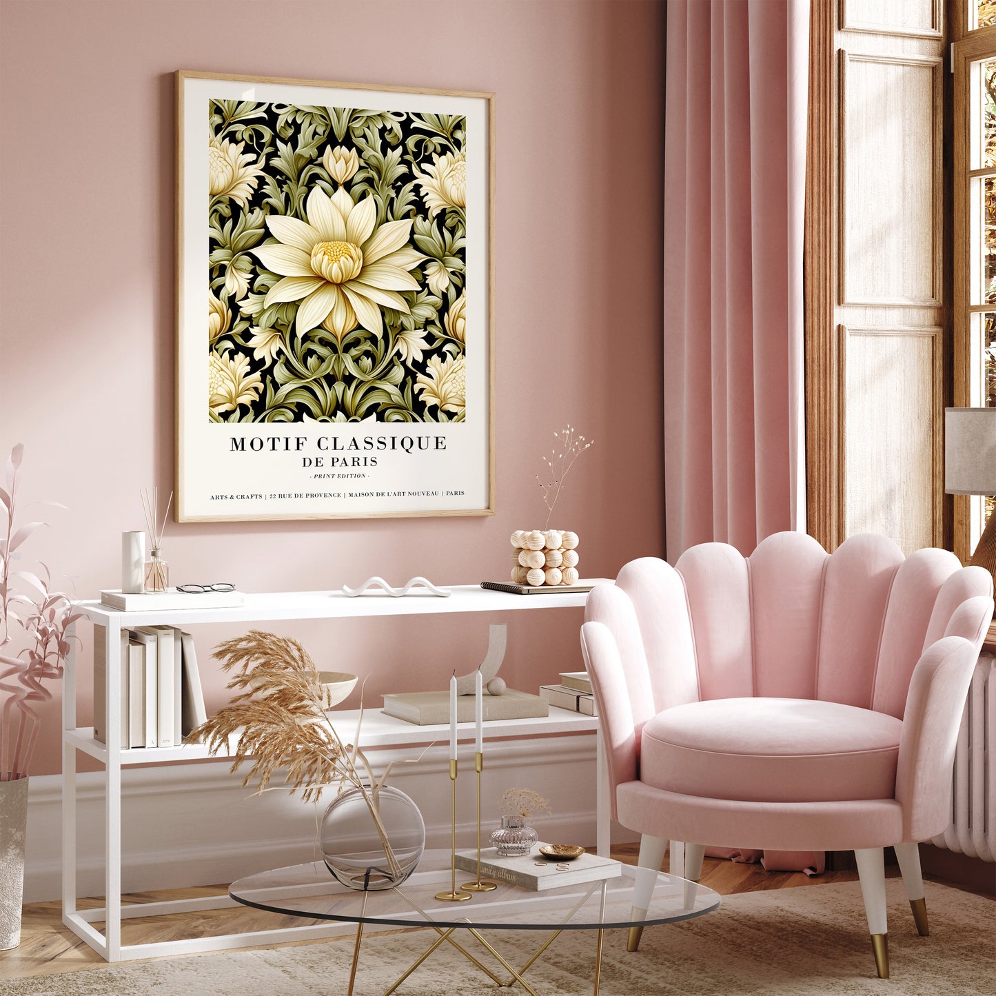 William Morris Botanical Exhibition Poster