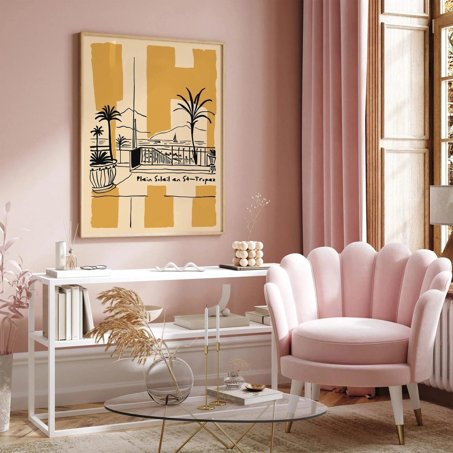 Plein Soleil en St Tropez Poster