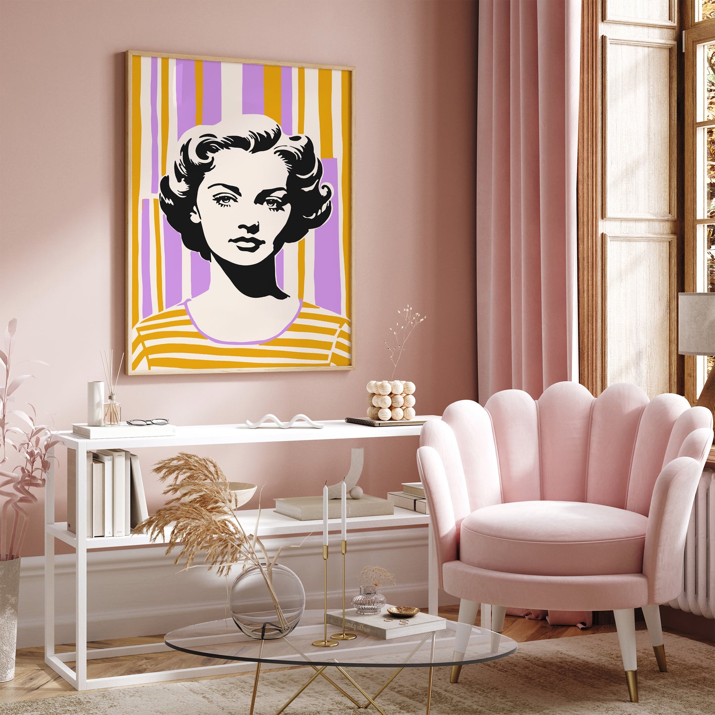 Portrait of a Woman Wall Art 1970