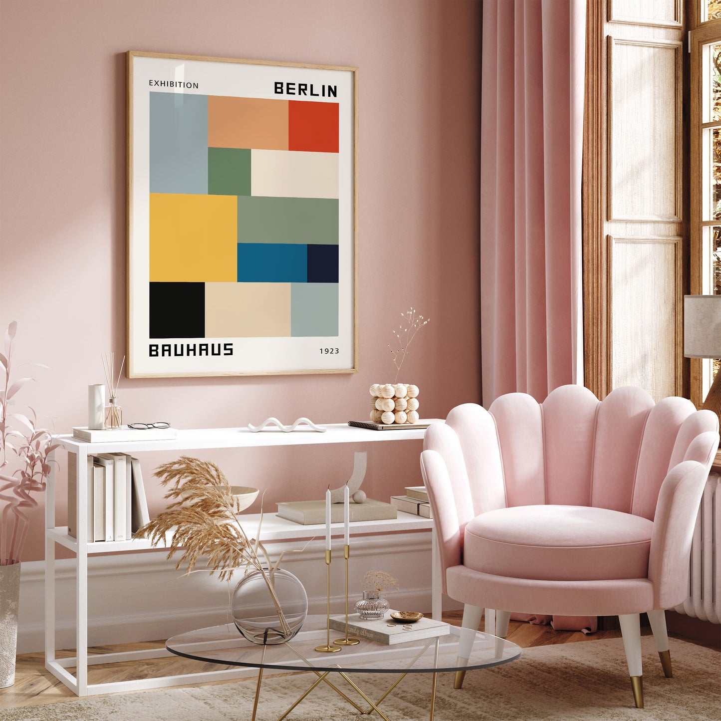 Berlin Bauhaus Exhibition Poster