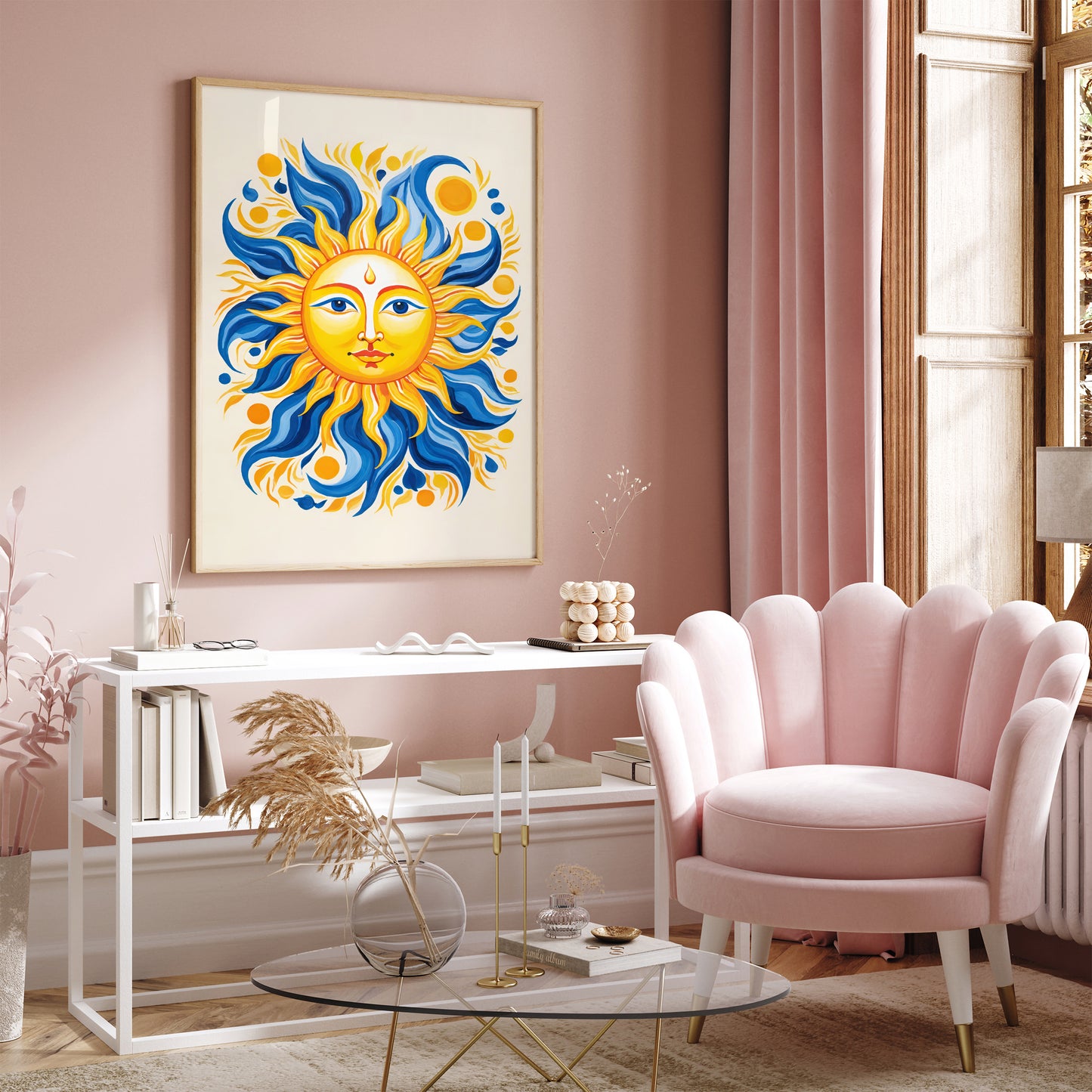 Sunny Wall Art Poster 2024