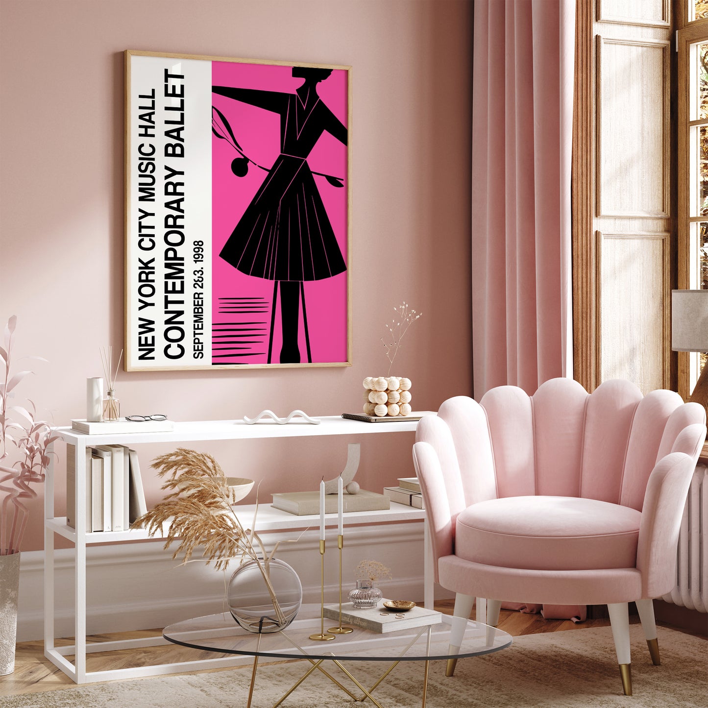 Contemporary Ballet NYC Music Hall Poster
