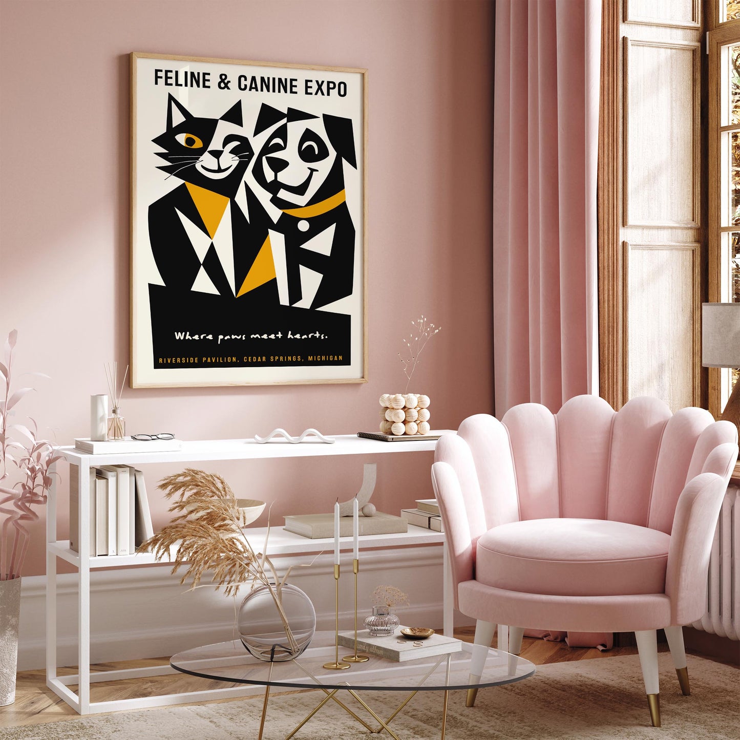 Michigan Cat and Dogs Expo Poster