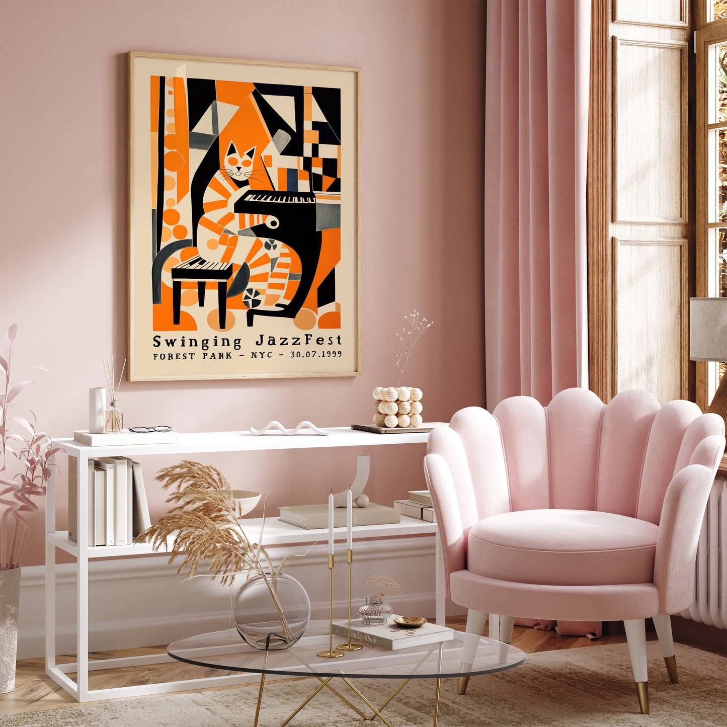 NYC Swinging Jazz Fest 1999 Poster