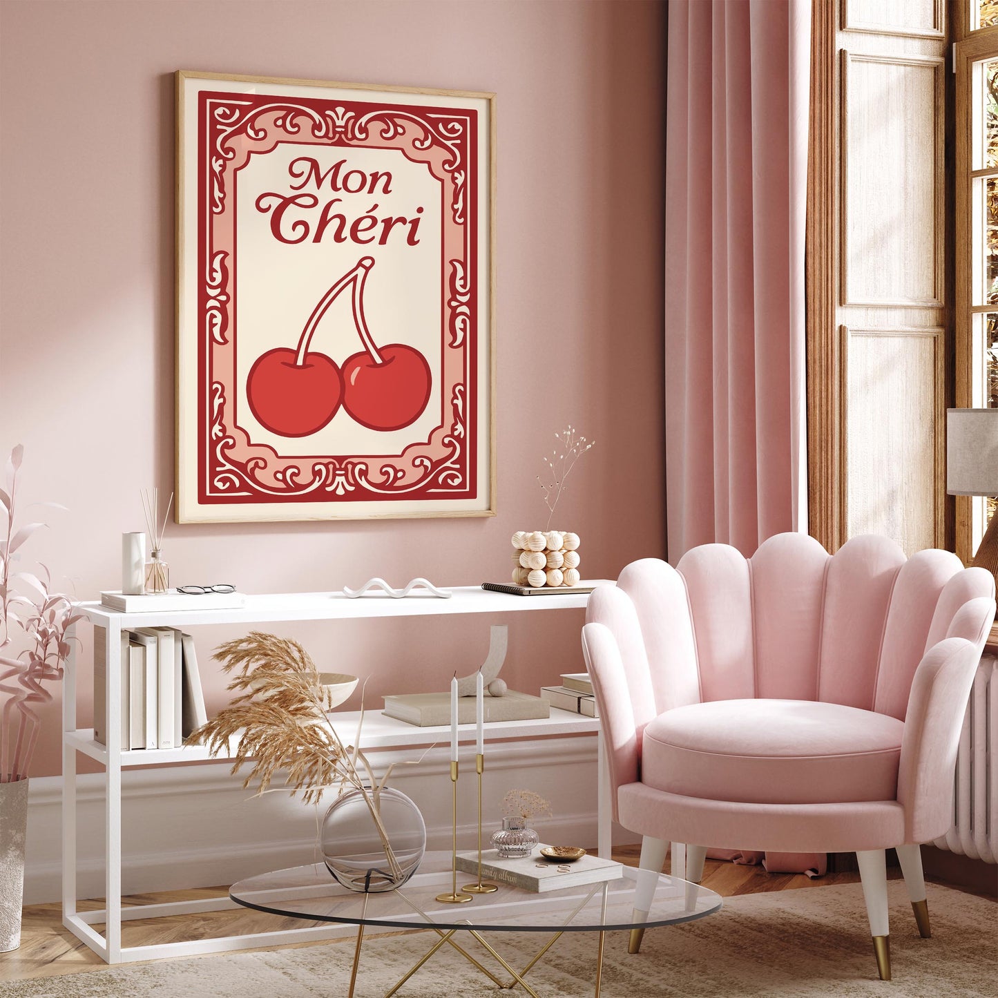 Mon Cheri French Poster