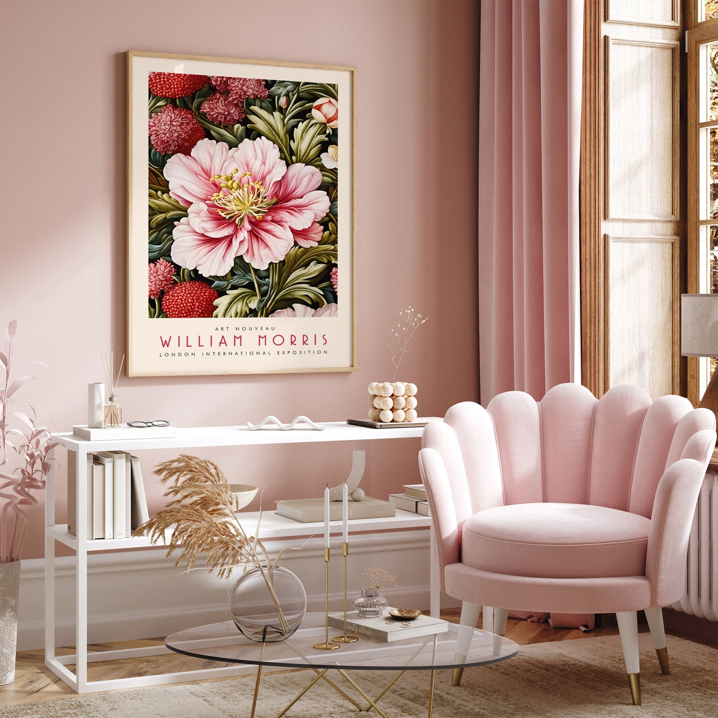 Botanical Bliss: William Morris Floral Wall Decor