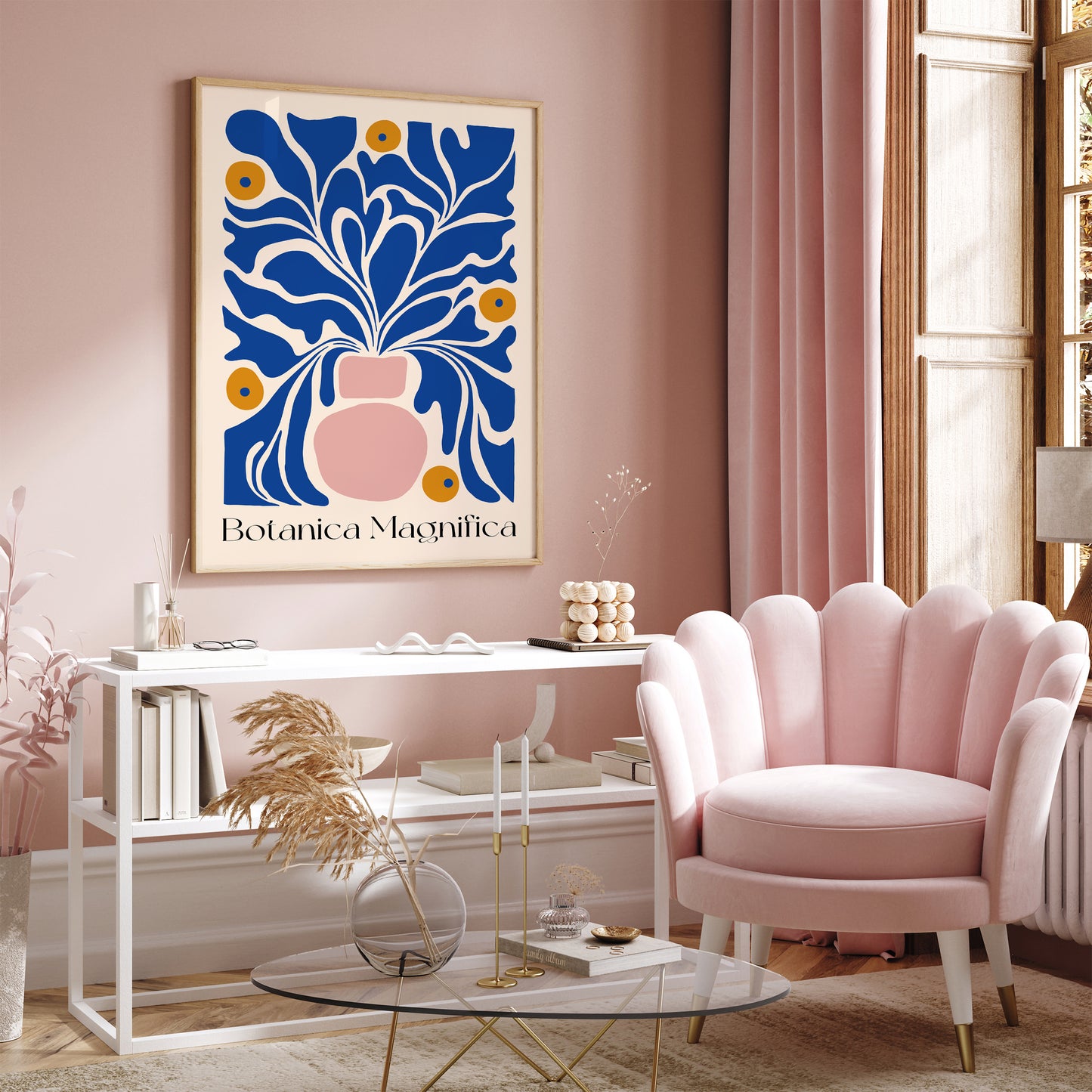 Botanica Magnifica Floral Art Print