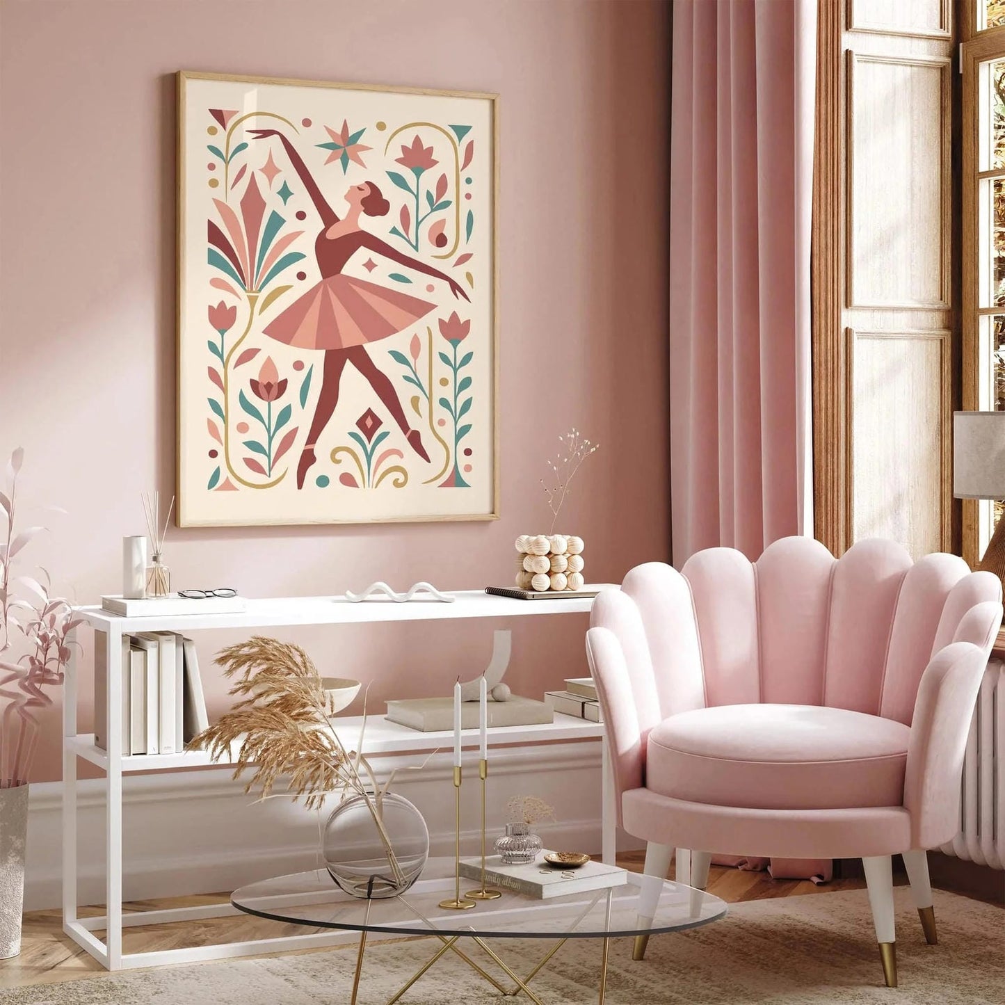 Modern Ballerina Poster