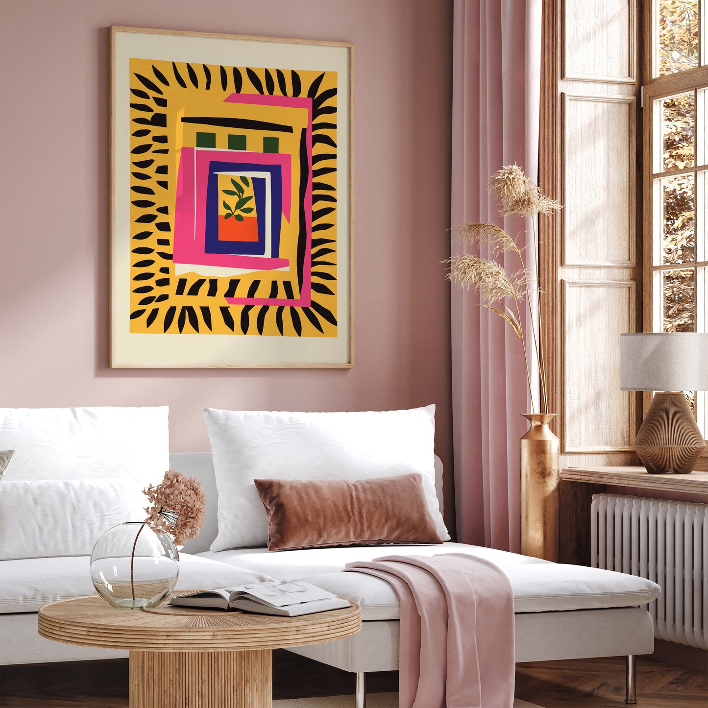 Boho Chic Paper Cutouts Panther Print