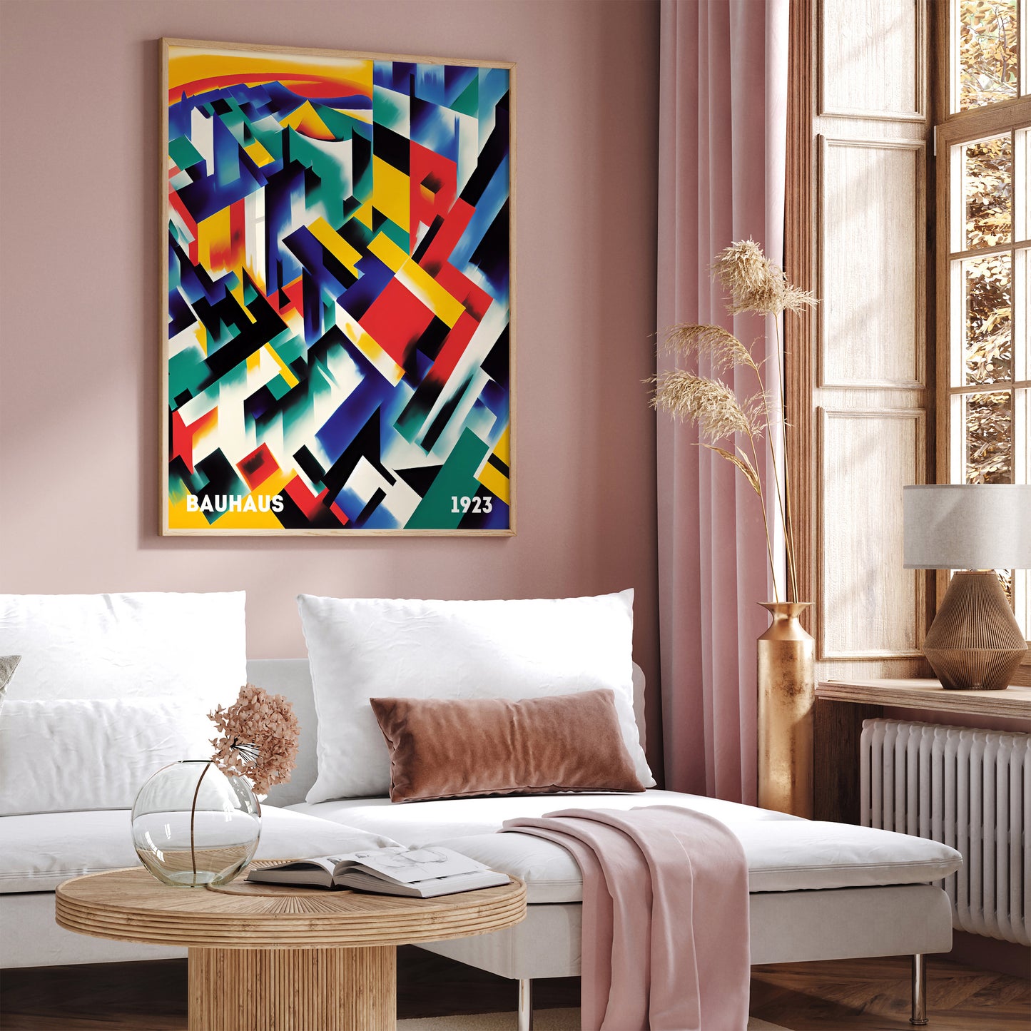 Abstract 1923 Bauhaus Poster Reprint