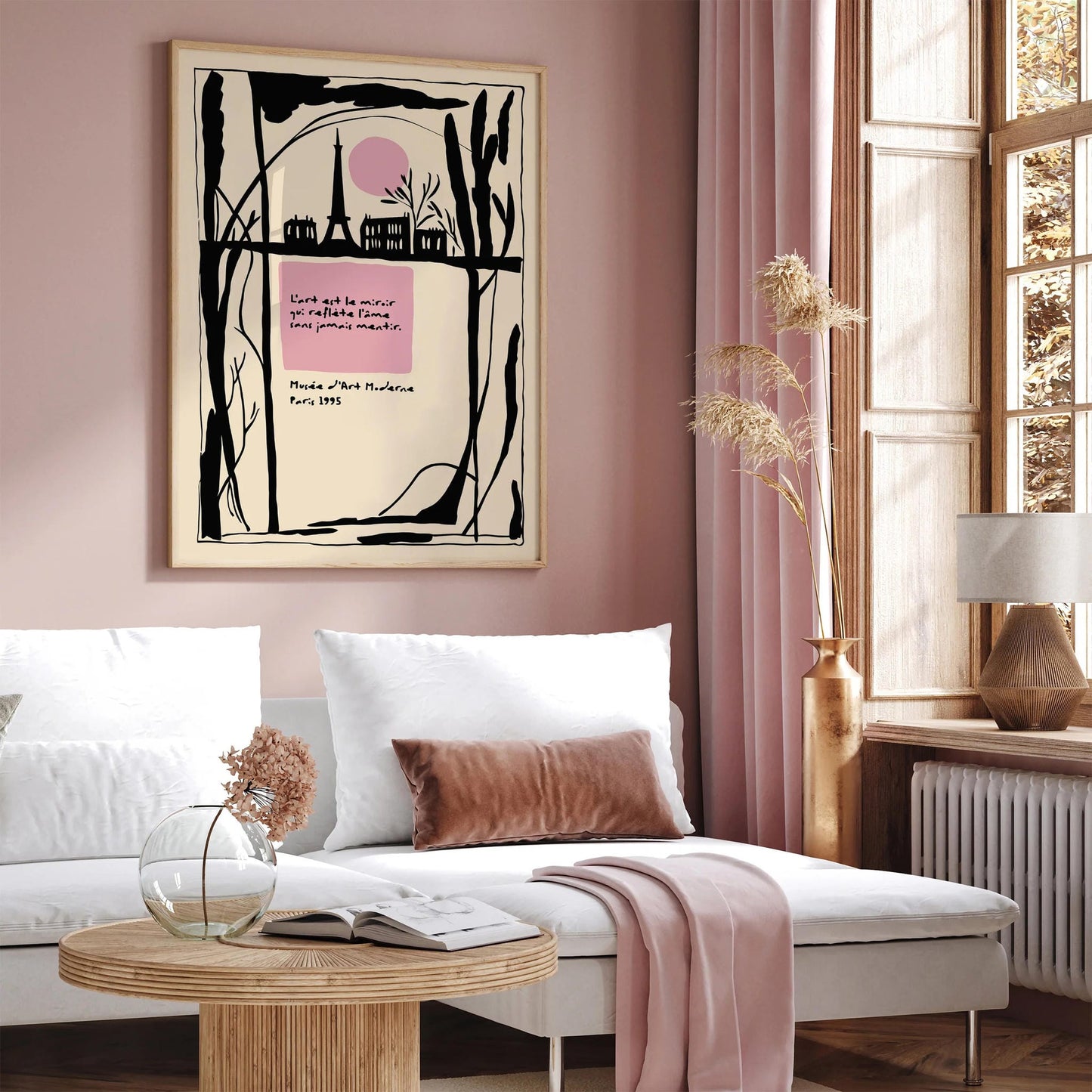 Museum Paris France Poster – Retro Art Print