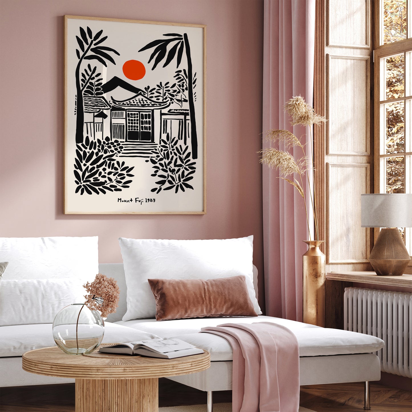 Mount Fuji Travel Poster