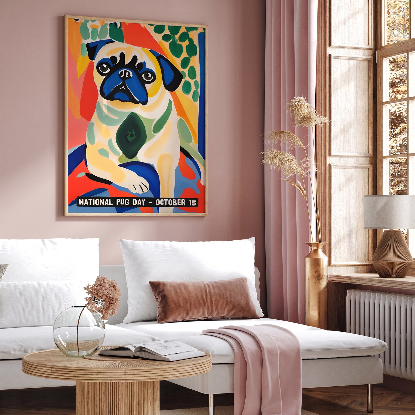 National Pug Day Cozy Poster
