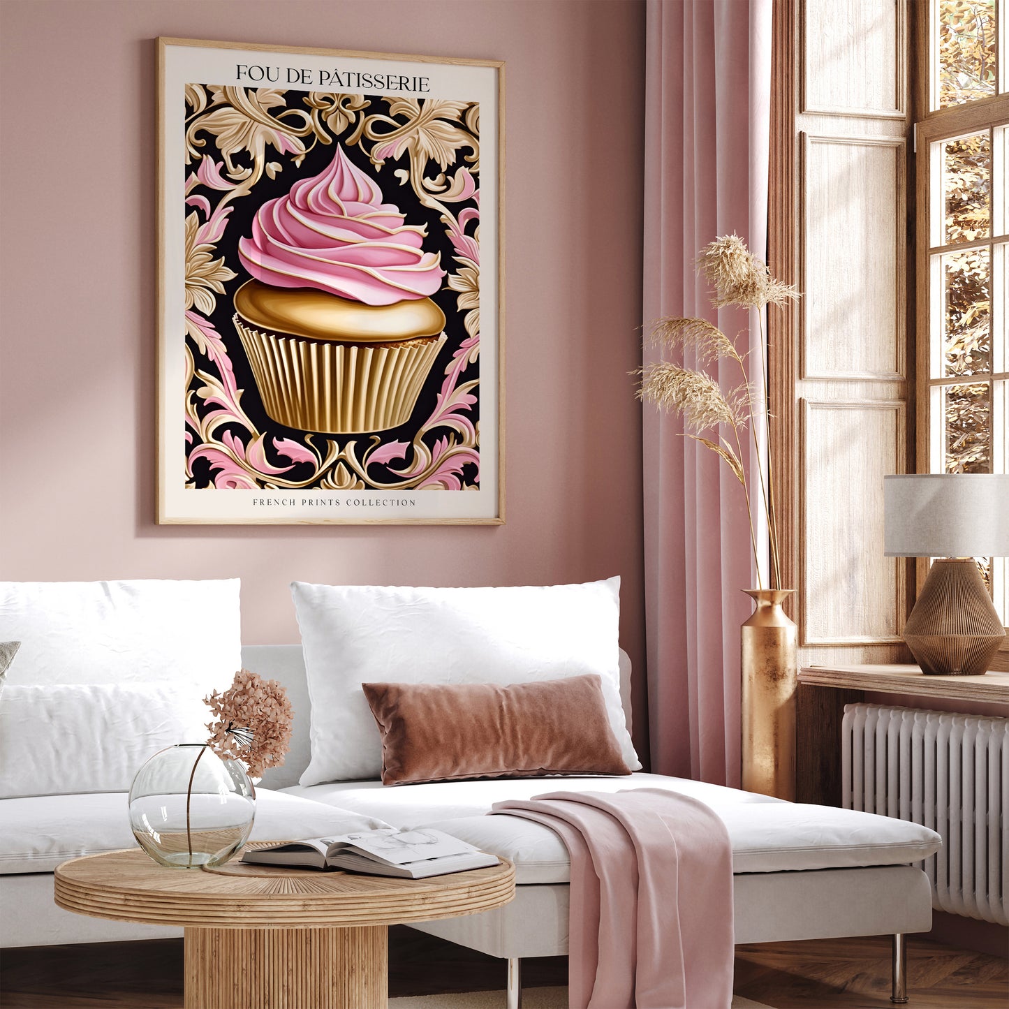 Delightful Dessert Display Print: Bakery Wall Decor